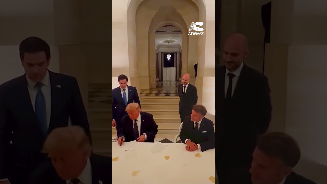 Trump says 'This was not easy' while signing Iran MOU
