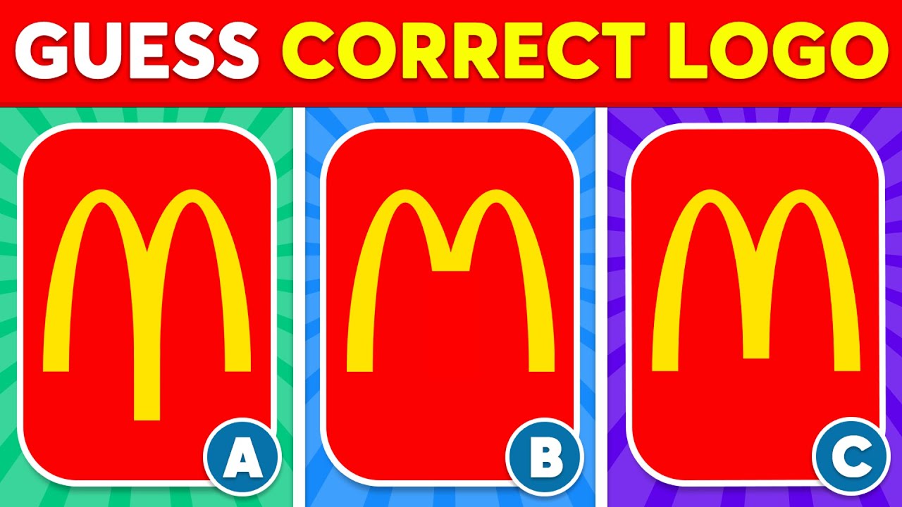 Guess The Correct Logo 🤔✅ | 60 Famous Logos | Logo Quiz 2025