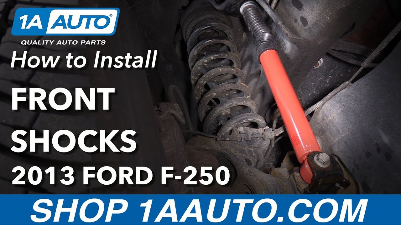 How to Replace Front Shocks 11-16 Ford F250