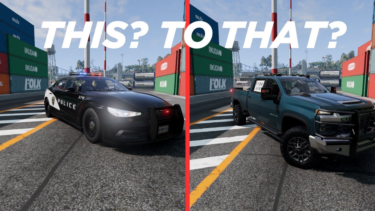 Improved lights and Sirens Mod | BeamNG Drive