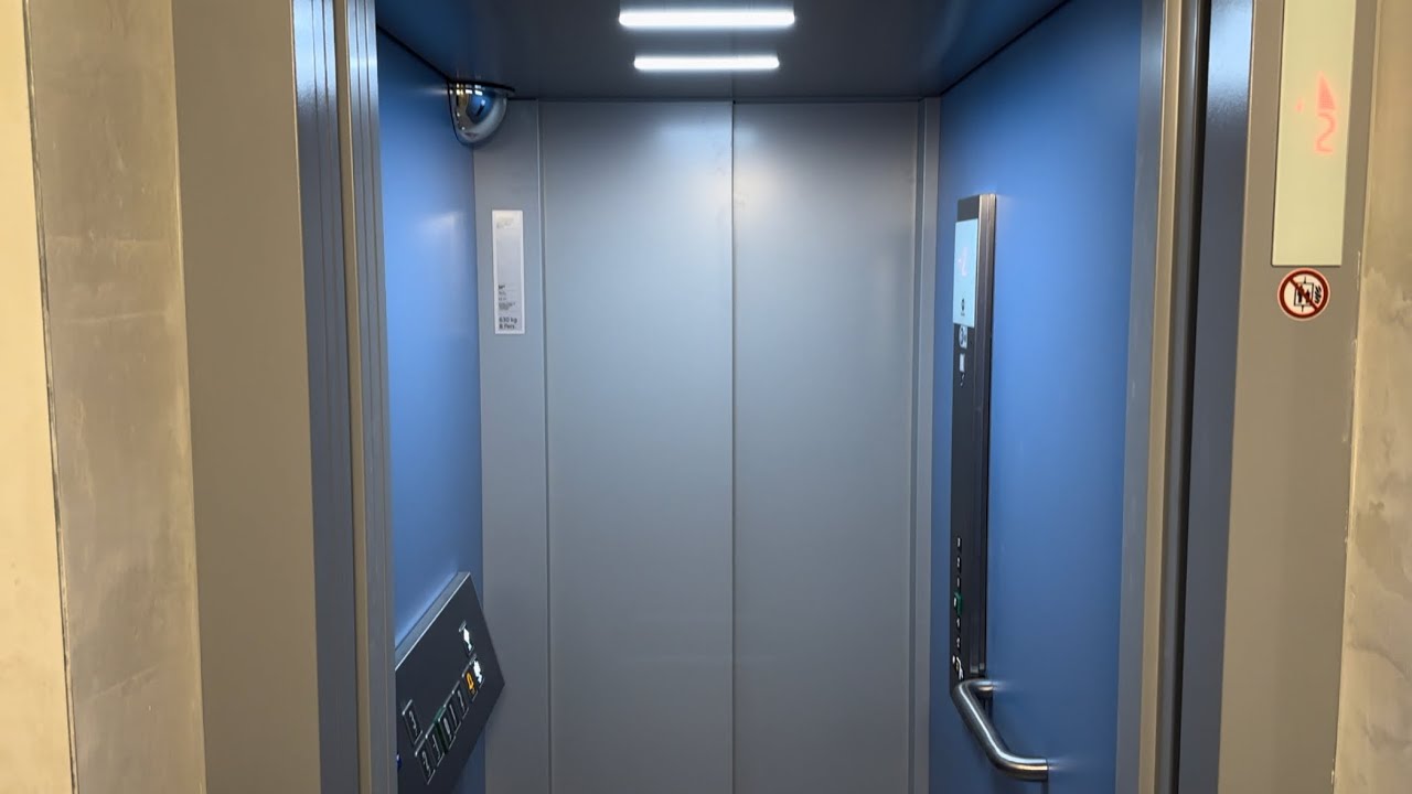 Brand new 2023 Schindler 3000 Elevator at residential building, Stuttgart-Steckfeld