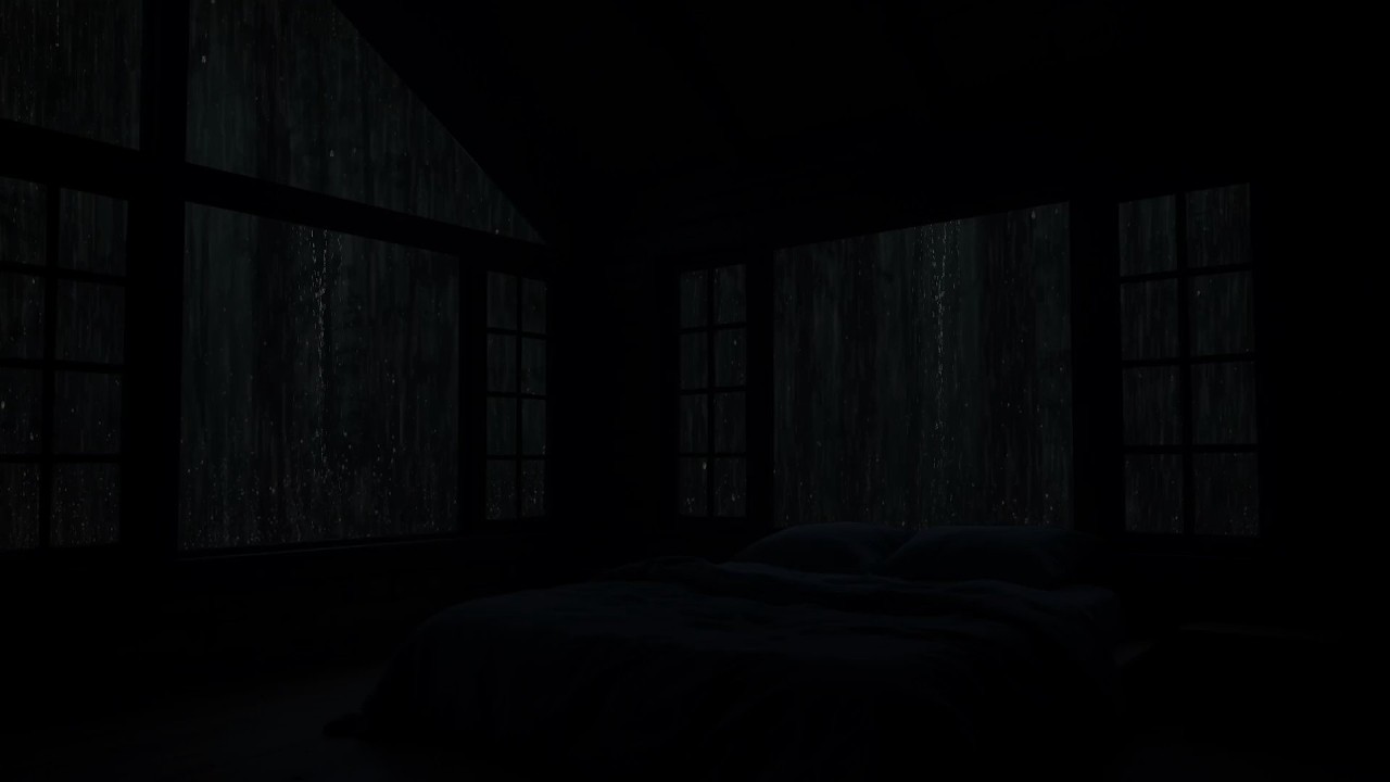 Night Takes Over | Deep Rain and Darkness for Natural Sleep