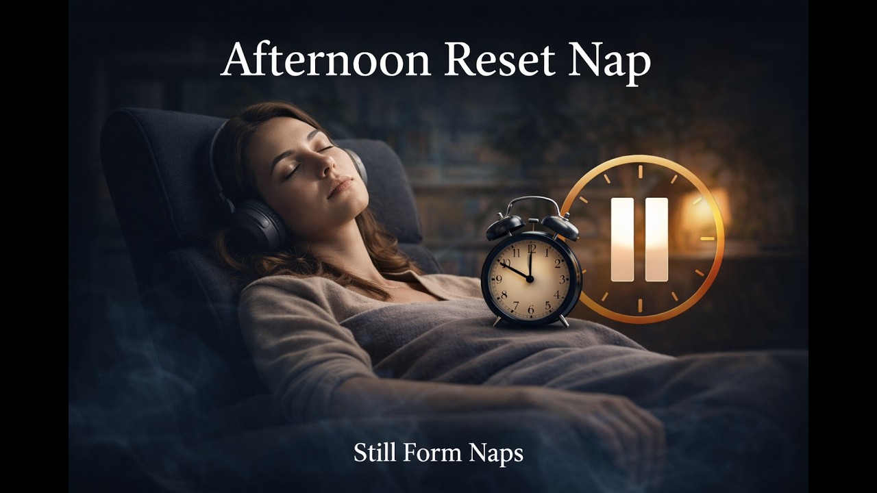 Afternoon Reset Nap – Calm Your Mind in 25 Minutes  NO ADS  Still Form Naps