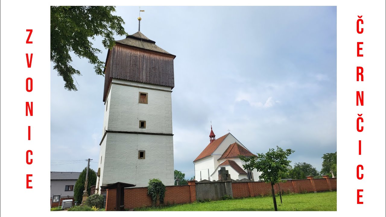 Polední zvonění ve zvonici v Černčicích