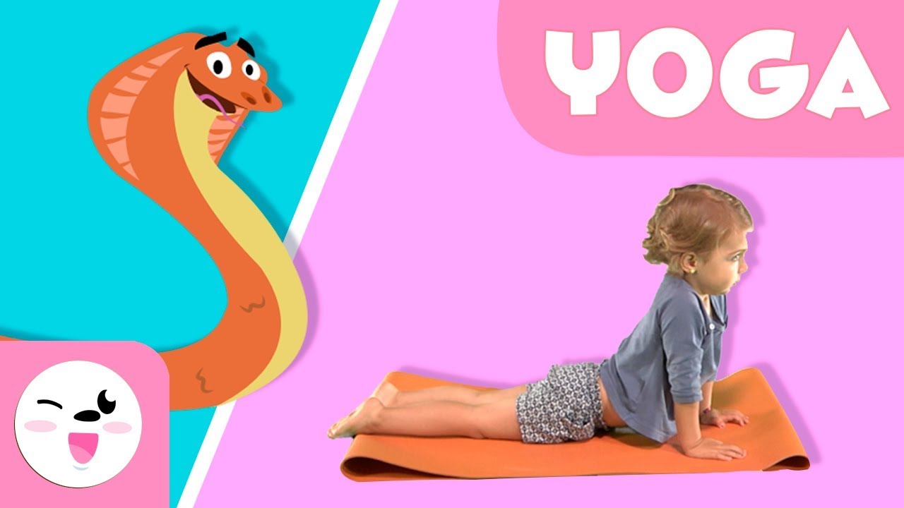 YOGA para niños - La postura de la cobra - Tutorial para practicar yoga