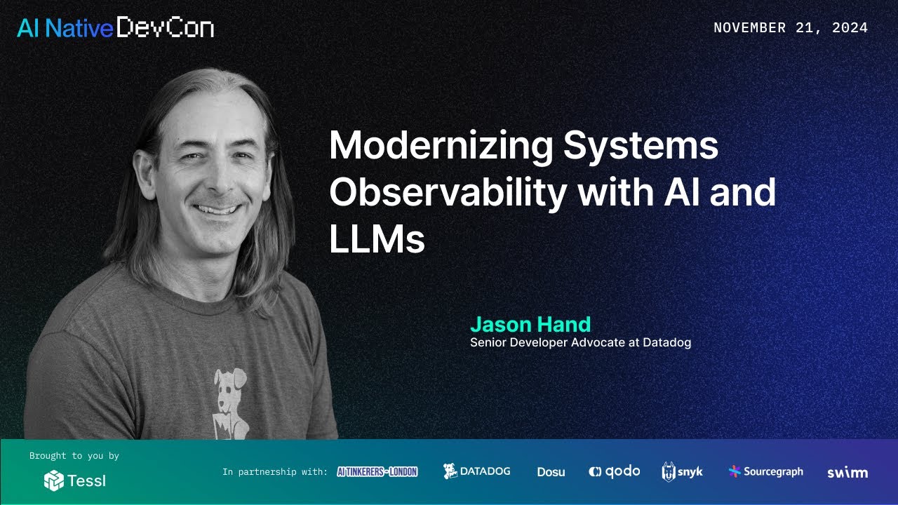 Modernizing Systems Observability with AI and LLMs with Jason Hand