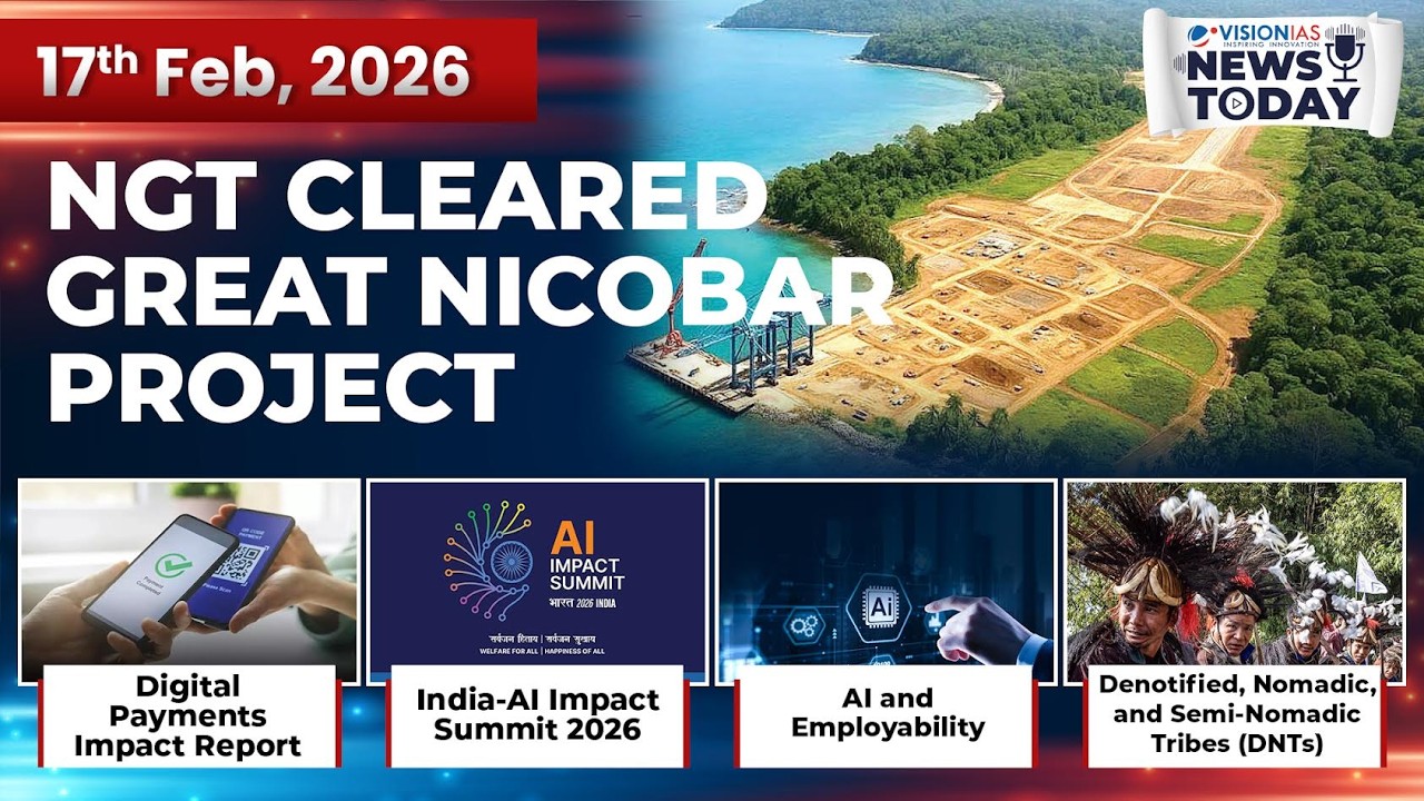 News Today | Daily Current Affairs | 17th February, 2026