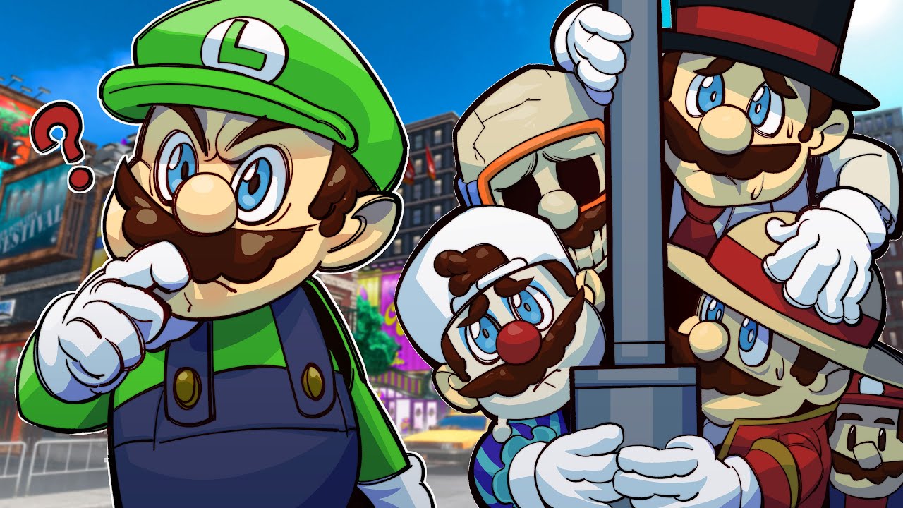 Fiz um Esconde Esconde em Mario Odyssey Online