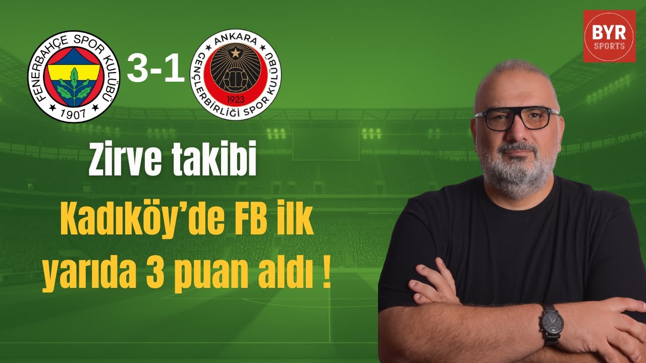 Fenerbahçe Gençlerbirliği’ni 3-1 Yendi | Fenerbahçe İlk Yarıda Bitirdi! #fenerbahçe