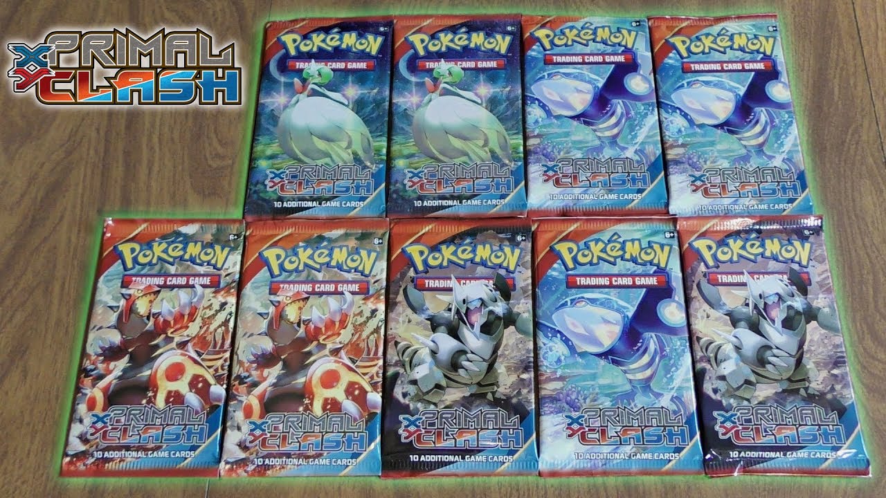 9 Primal Clash Booster Pack Opening