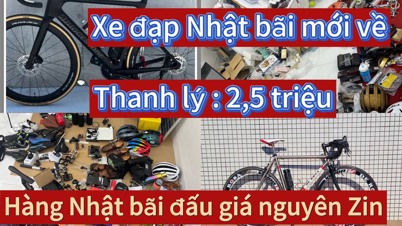 Thanh lý Xe đạp thể thao Nhật bãi giá 2,5 triệu- hàng  thể thao Nhật bãi các loại mới về