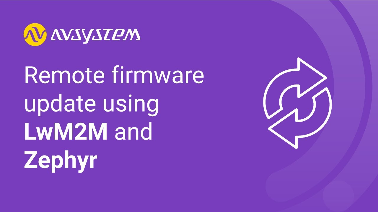 Remote firmware update using LwM2M and Zephyr