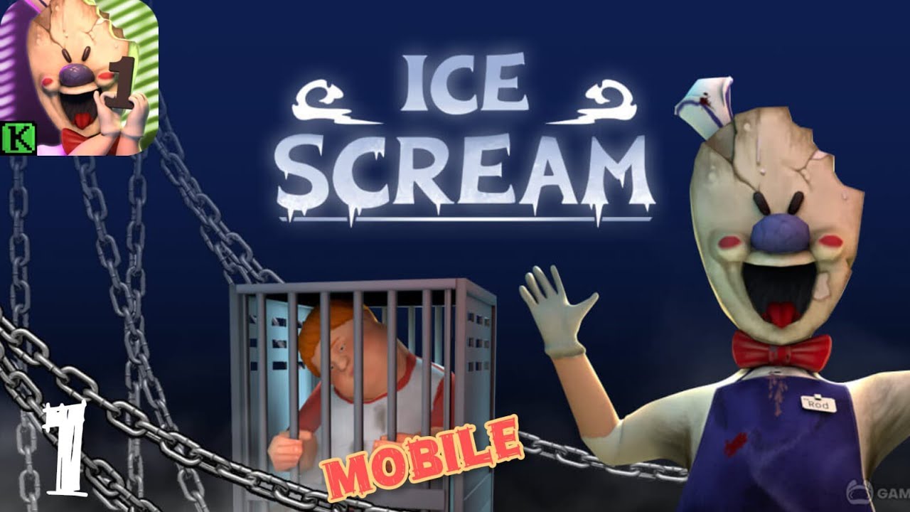 ICE-SCREAM 🍦part-1 gameplay 🎮!! Don't miss last moment 😆(android and ios)
