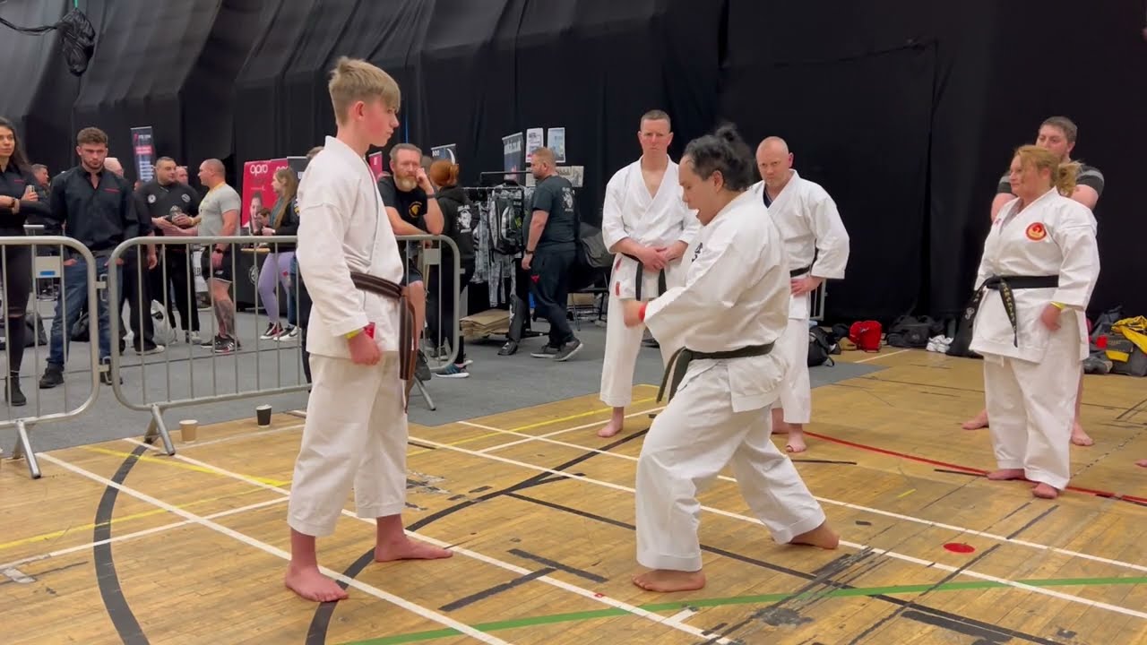 Tiru Jr Katsu sensei seminar at the UK Martial Arts Show 2022