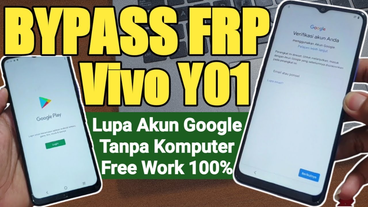 Cara Bypass Frp Vivo Y01 Lupa Akun Google Senam Jari & Perintah Suara