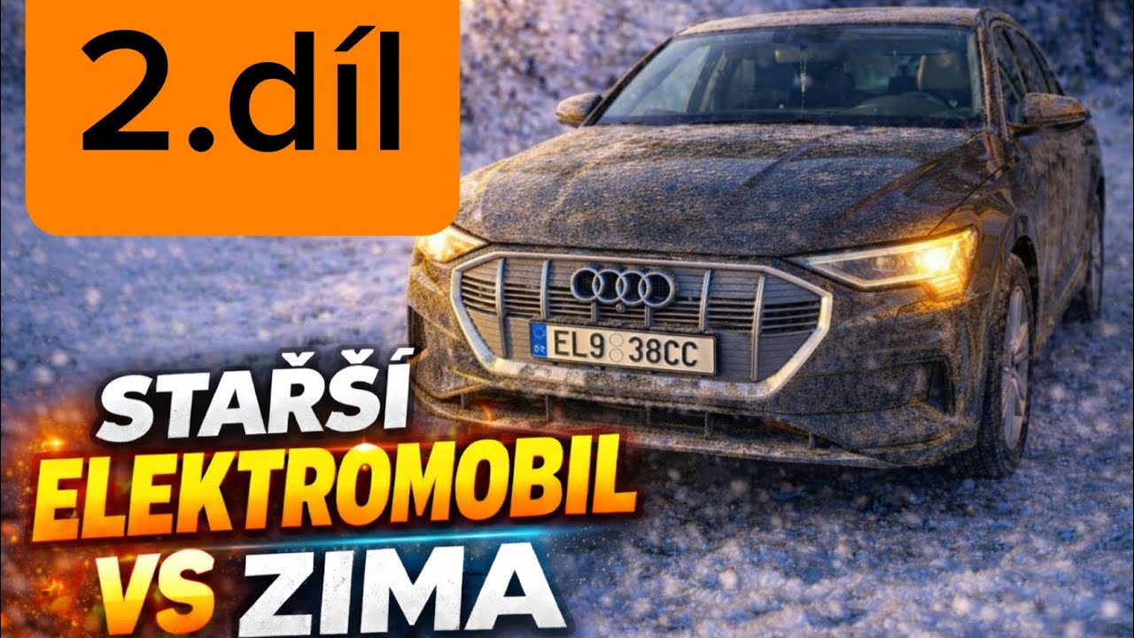 Realita 7 let starého elektromobilu v zimě! 2. Díl - návrat ze Slovenska