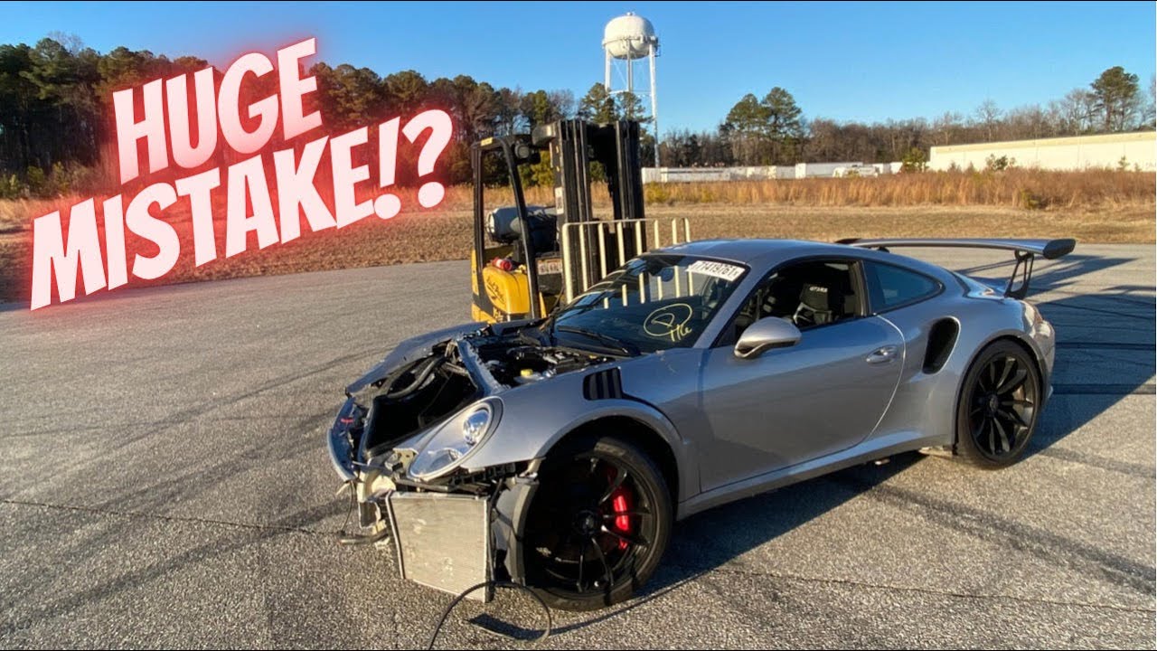Salvage Auction Porsche 911 GT3 RS | $88K MISTAKE!?