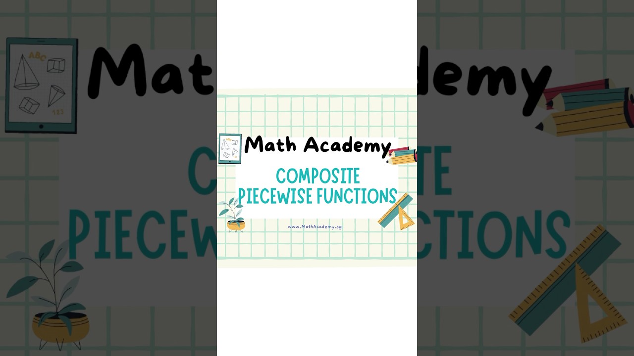 One of the Hardest JC Maths Questions: Composite Functions with Piecewise Explained Step-by-Step