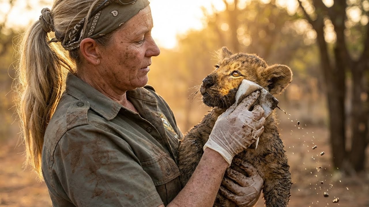 Rescuing a Leopard Cub Stuck in Deep Mud for 48 Hours – The Transformation Will Melt Your Heart
