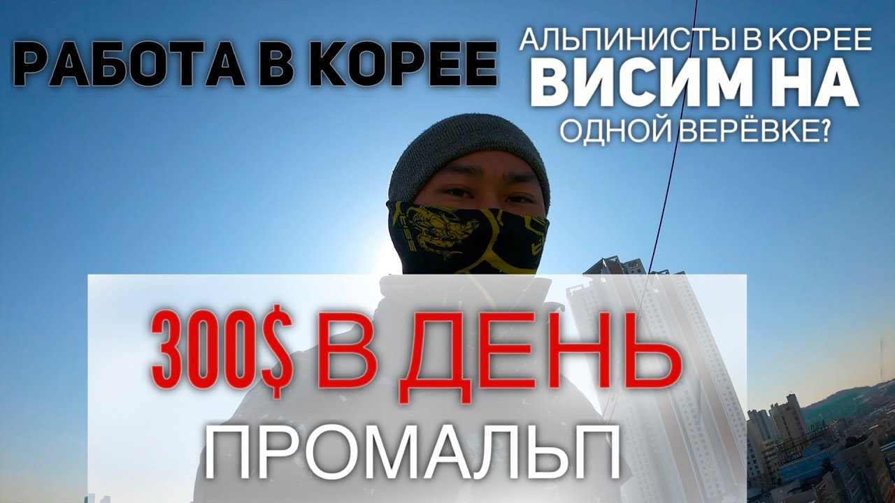 18 тысяч рублей в день. Работа в Южной Корее 2020. Промальп