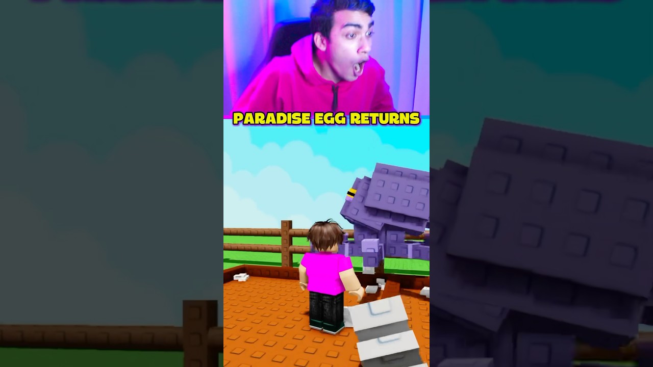 PARADISE EGG RETURNS GROW A GARDEN 😱