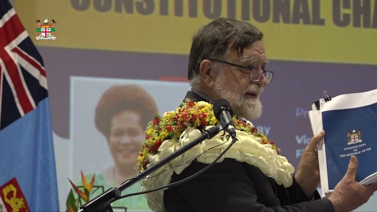 Professor Anthony James Regan's public lecture on Constitutional Change in Fiji