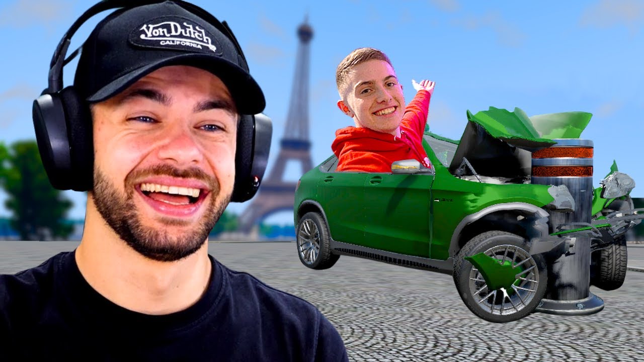 MICHOU CASSE SA MERCEDES sur BeamNG
