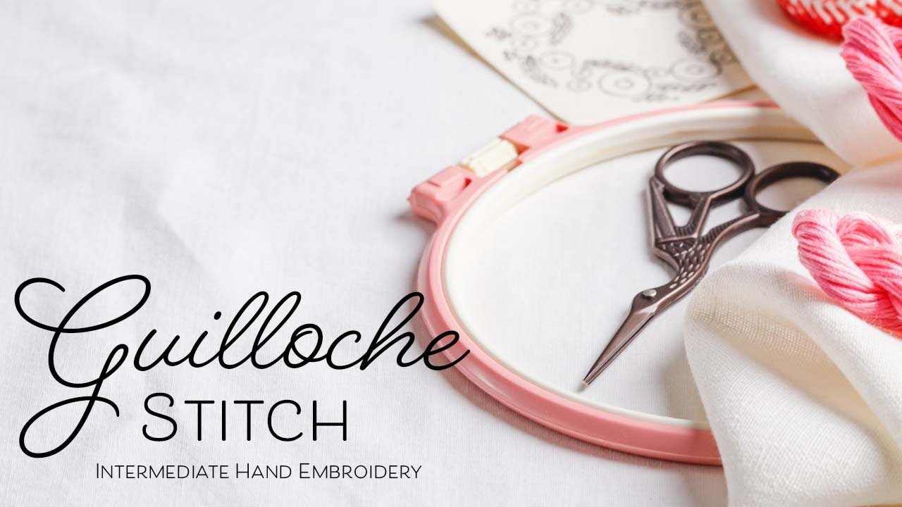 Learn Guilloche Stitch | Intermediate Hand Embroidery