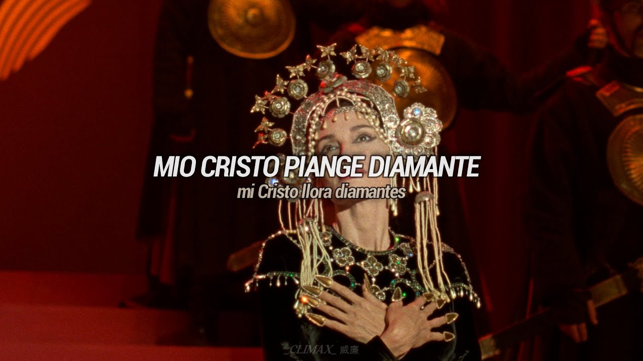 ROSAL&Iacute;A - Mio Cristo Piange Diamante| Sub espa&ntilde;ol + Lyrics