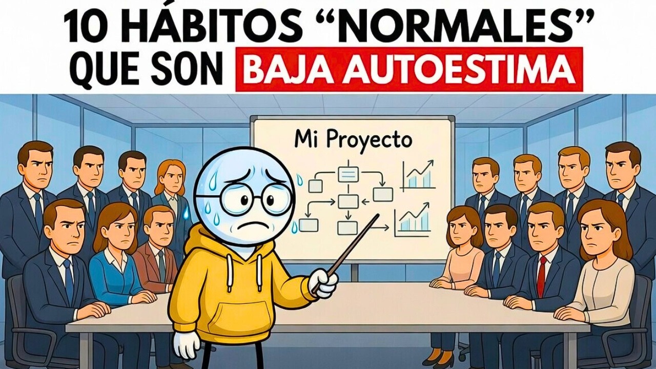 10 HÁBITOS “NORMALES” que Revelan Baja Autoestima (Psicología)