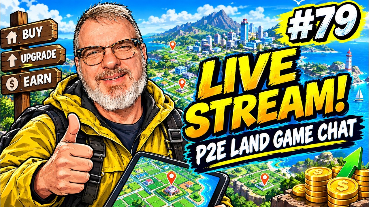 Let&rsquo;s Talk Play-to-Earn Land Games LIVE #79 Earnings, Tips & Progress #livestreams