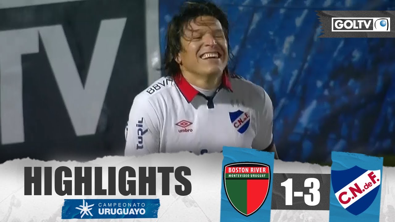 CON GOL DE FEDERICO SANTANDER 🇵🇾 | Boston River 1 - 3 Nacional | GOLES | Primera División de Uruguay