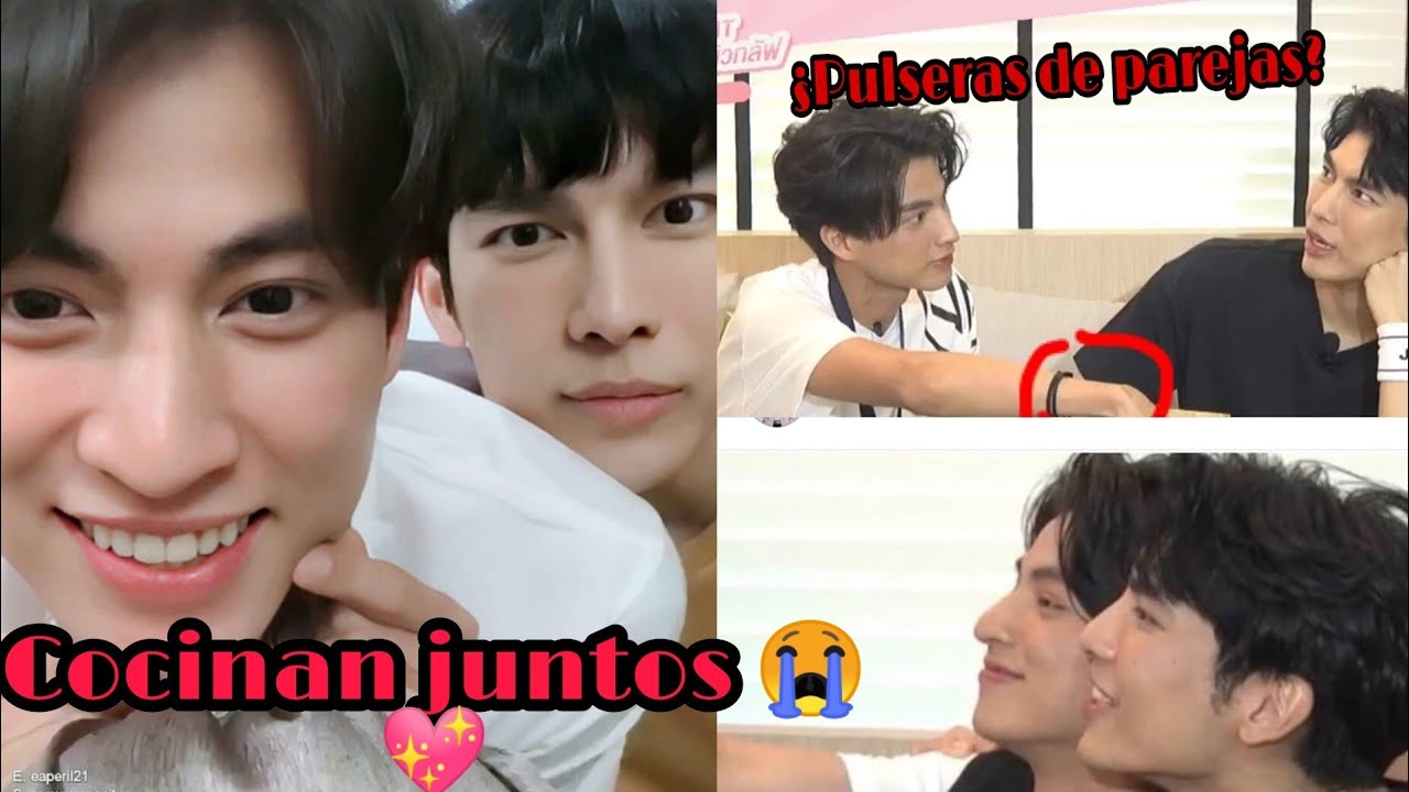 Mew Gulf celebrando juntos + ¿usando pulseras de pareja? 💖💖 + ¿obligados a hacer FS?