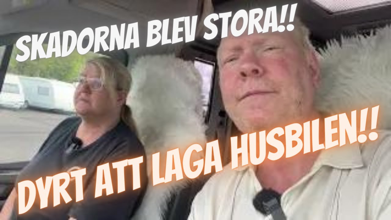 DEN LÅNGA FÄRDEN!! WIESBADEN-ÖRKELLJUNGA!! SKADEBESIKTNING HOS BENGT I ÖRKELLJUNGA!!
