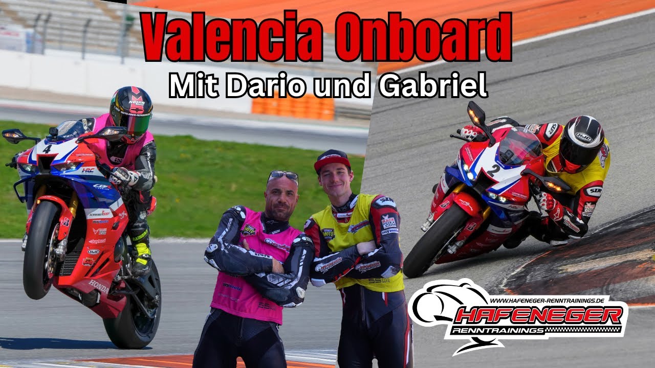 Valencia Onboard mit Gabriel Noderer & Dario Giuseppetti – Vollgas auf der Honda CBR1000RR-R SP!