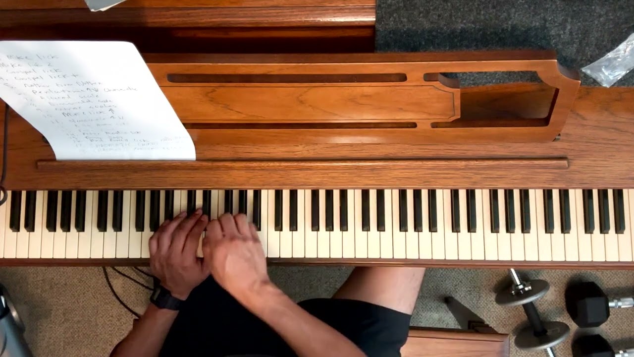 Bb Pentatonic Scale Correct Piano Fingering
