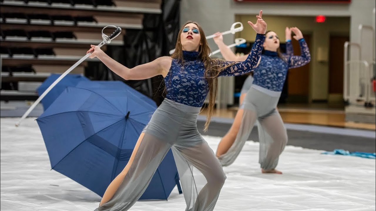 Checotah Winter Guard A Team 2023 - Within the Hurricane 