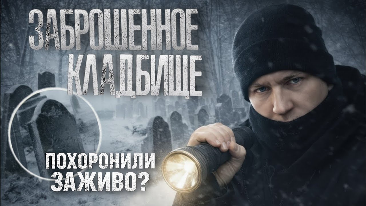 НОЧЬ на ЗАБРОШЕННОМ КЛАДБИЩЕ | ЕЁ ПОХОРОНИЛИ ЗАЖИВО