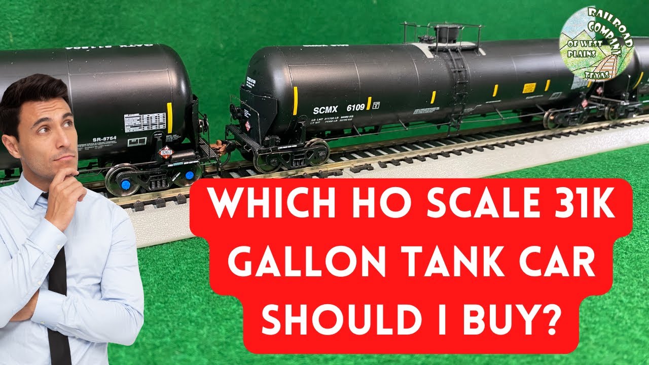 HO Scale 30K & 31K Gallon Tank Car Comparison