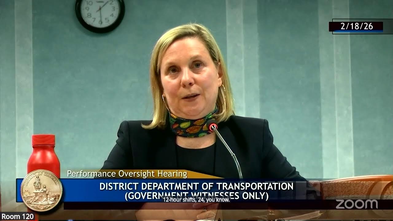 T&E Performance Oversight: DDOT (Government Witnesses)
