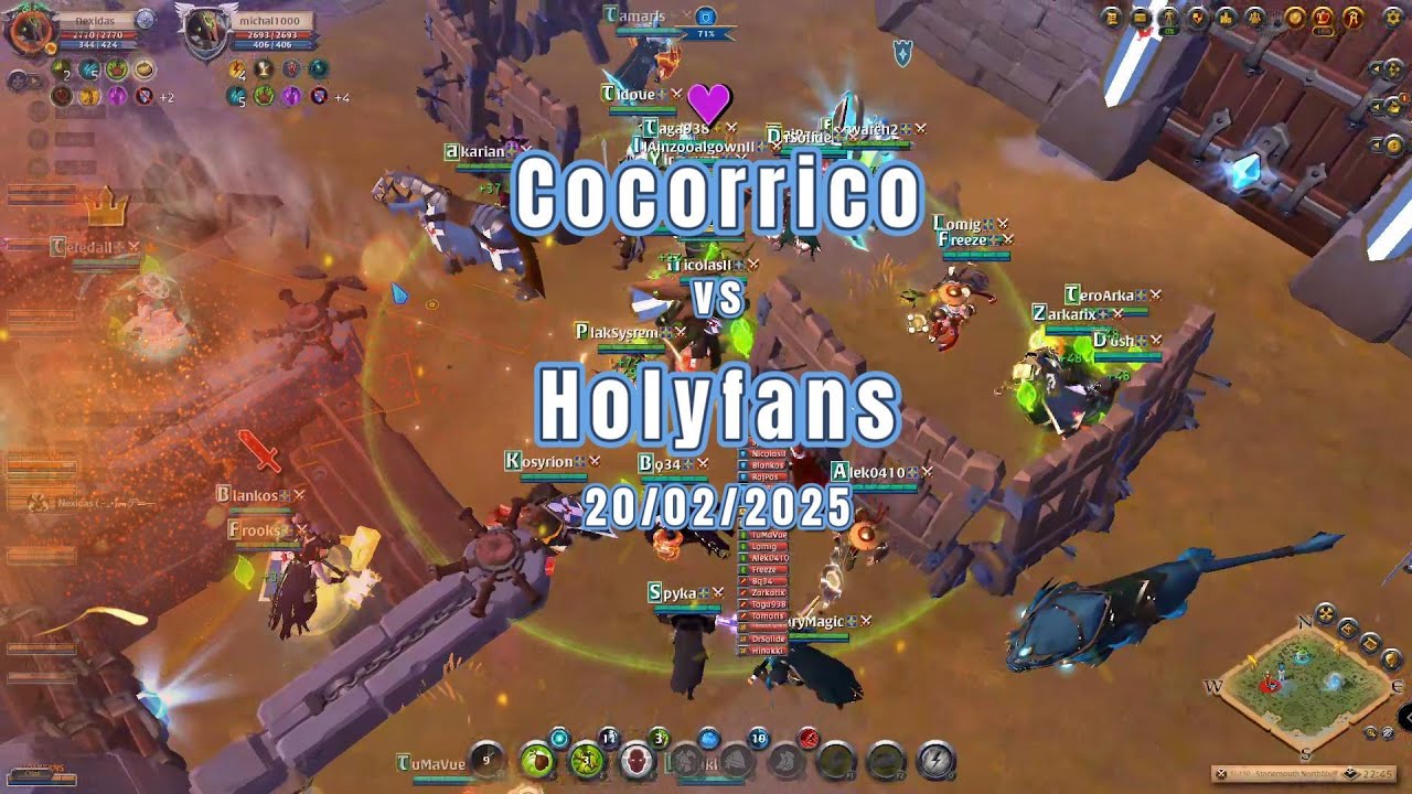 Albion Online | Défense territoire - PVP | Cocorrico vs Holyfans