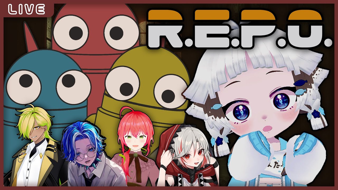 【 R.E.P.O. 】月埜九葉宮でREPOあそぶ！！