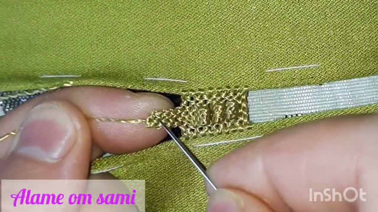تطبيق موديل جلابة الراندة randa راندة الحبة او (الفراكة) على طول البياسة بطريقة مختلفة واحترافية
