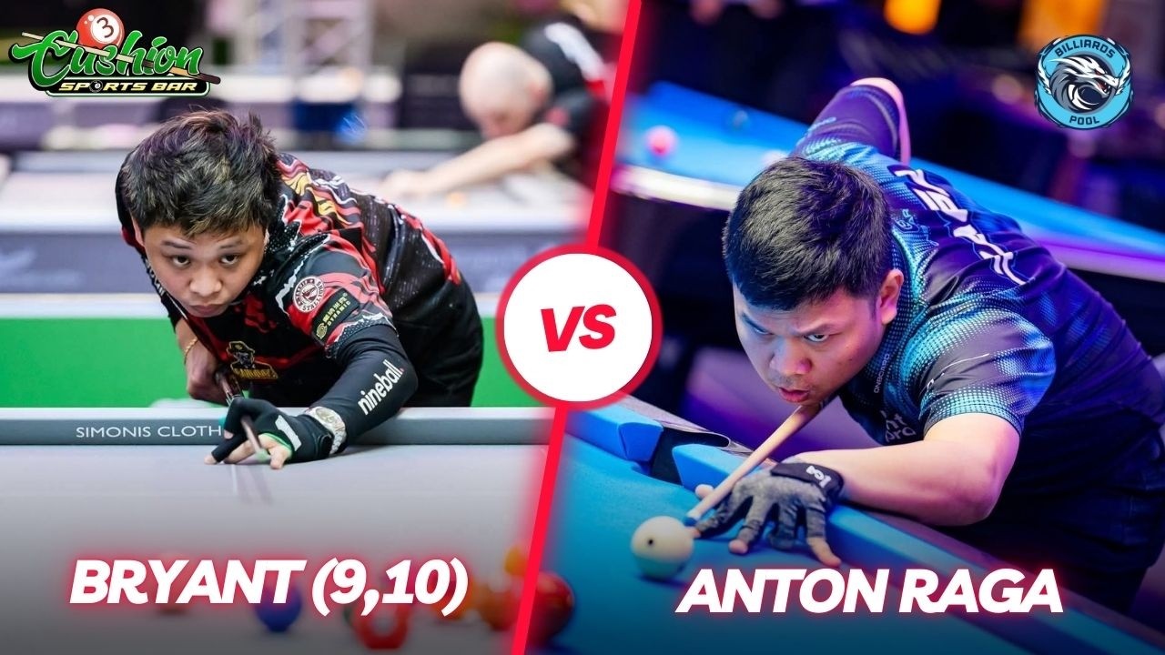 🔴BILLIARDS | ANTON RAGA VS BRYANT (9,10) | RACE 17
