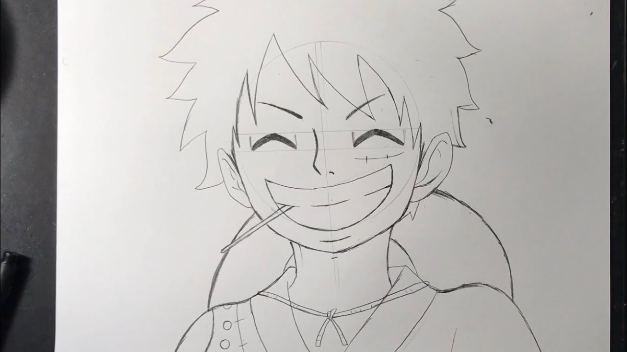 Como desenhar o Luffy Wano passo a passo