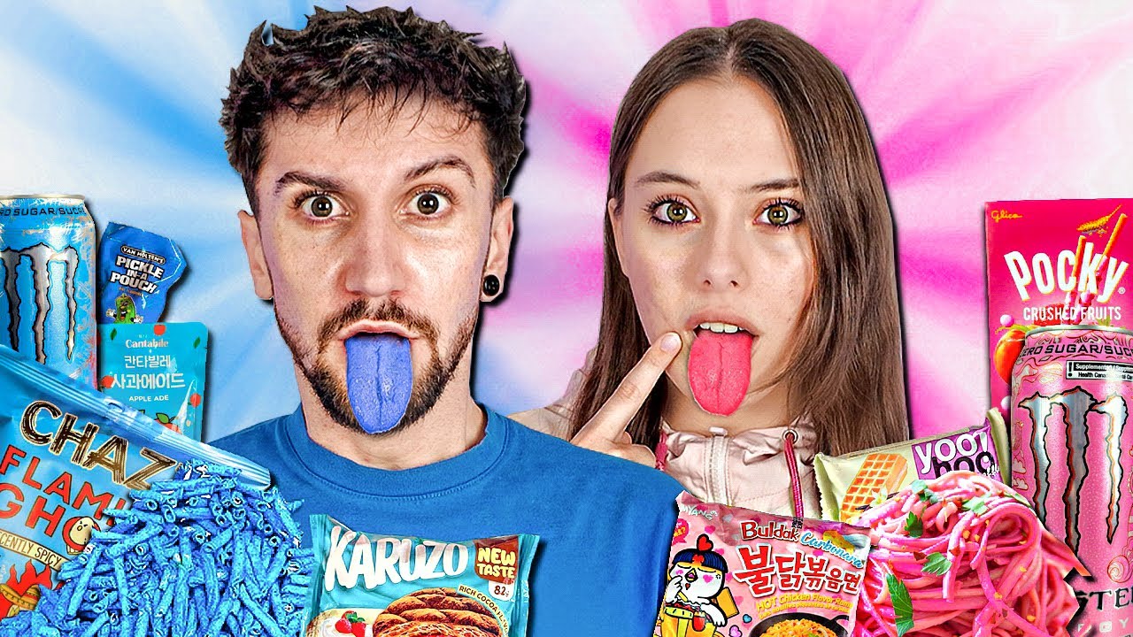 J&Iacute;ME POUZE MODR&Eacute; VS RŮŽOV&Eacute; J&Iacute;DLO...