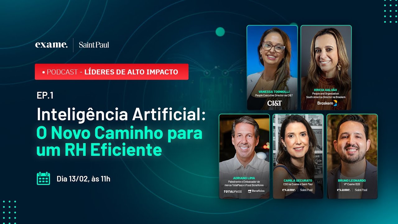 Líderes de Alto Impacto: Inteligência Artificial, o novo caminho para um RH eficiente