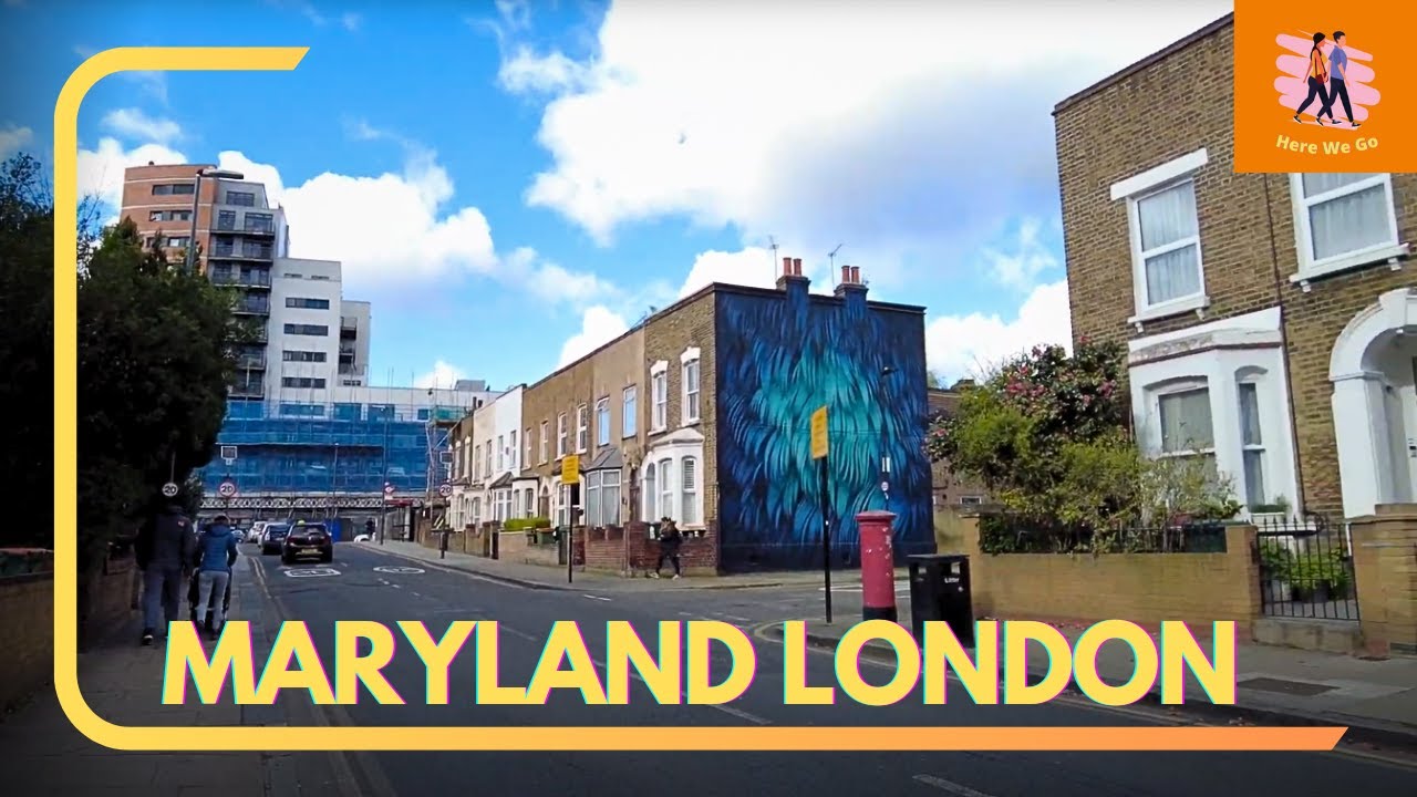 Maryland London | LTN neighbourhood | Newham Stratford | 4K HD | Here We Go Walks