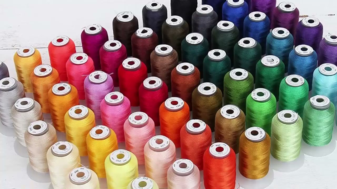 Threadart Polyester Embroidery Thread - 40wt - 1000m & 5000m - Solid and Variegated Colors