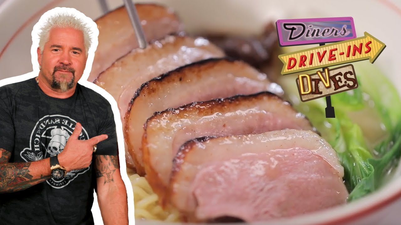 Guy Fieri Goes Back for &ldquo;Next-Level&rdquo; Korean Ramen in GA | Diners, Drive-Ins and Dives | Food Network
